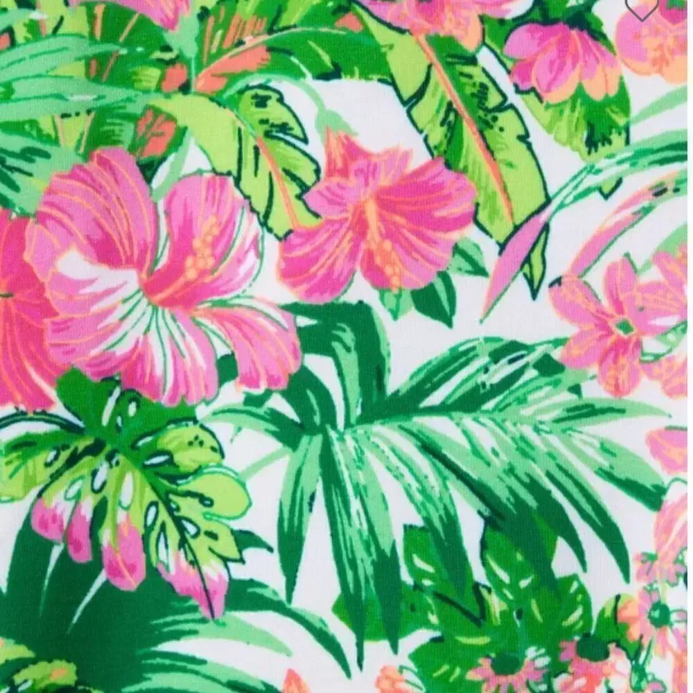 Janie and Jack 10048650 Recycled Tropical Floral Halter Swimsuit size 3 NWT